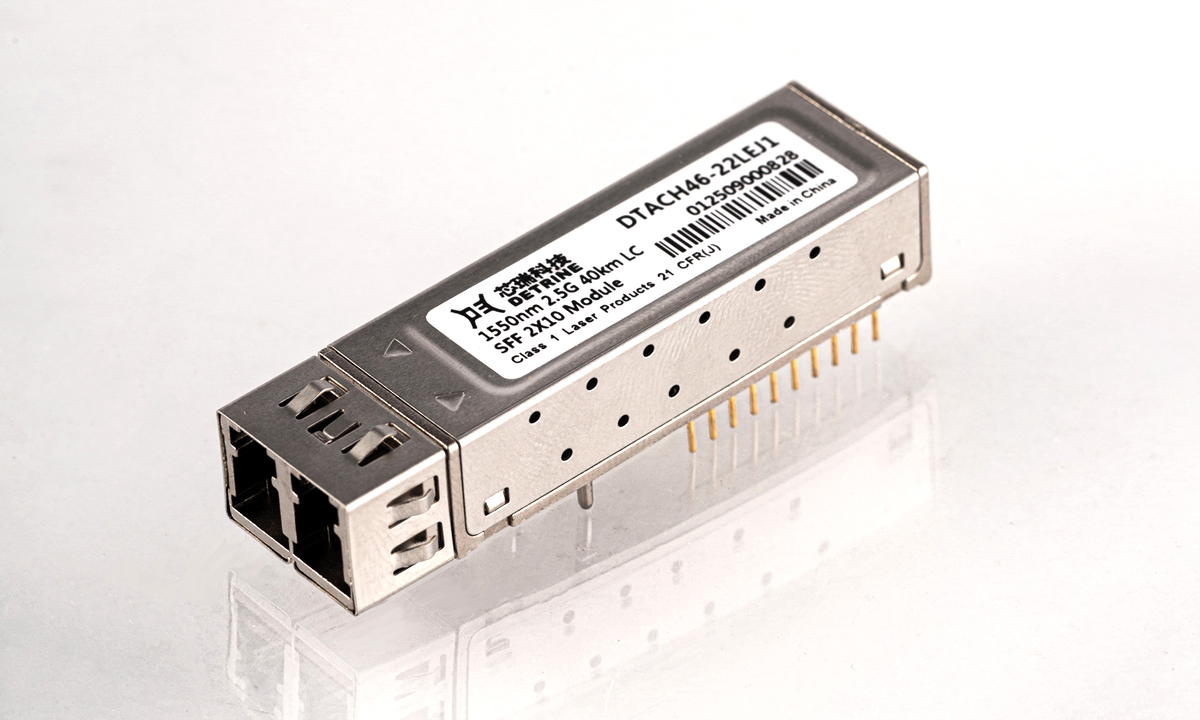 CWDM SFF单/双光纤柔性输出数字光收发器模块